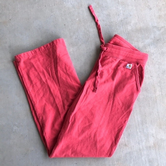 Carhartt Orange Sweatpants Lounge Pant TALL - Picture 1 of 5